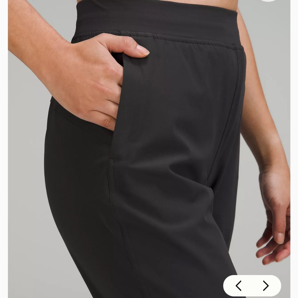 Women's Black Jogger Pants - Picture 6 of 7